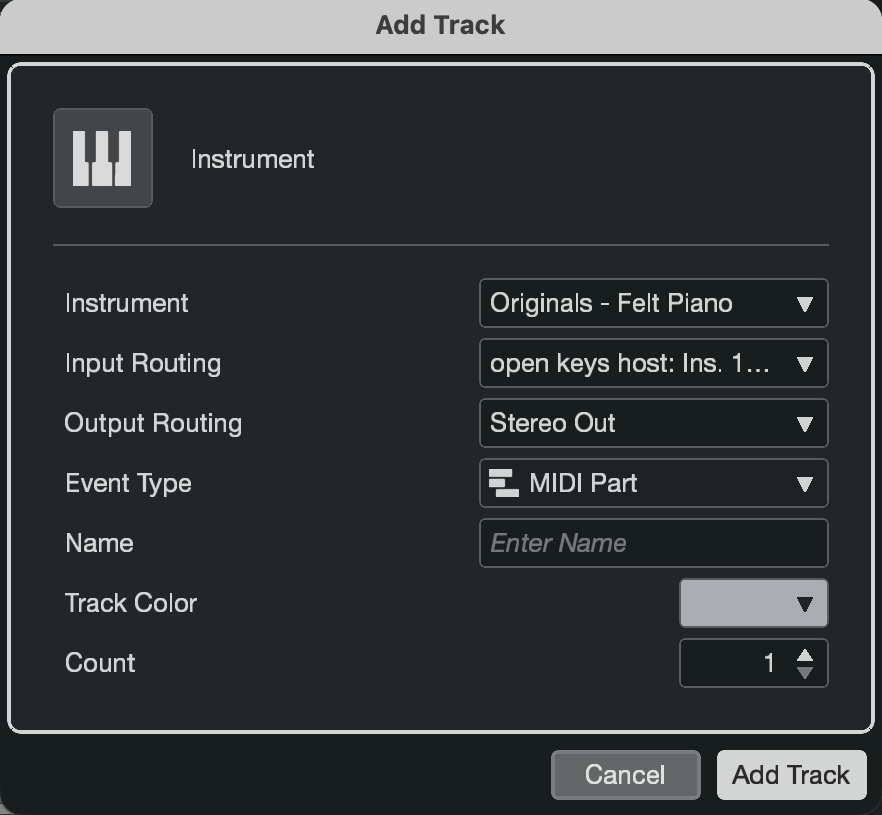 Cubase Setup 2