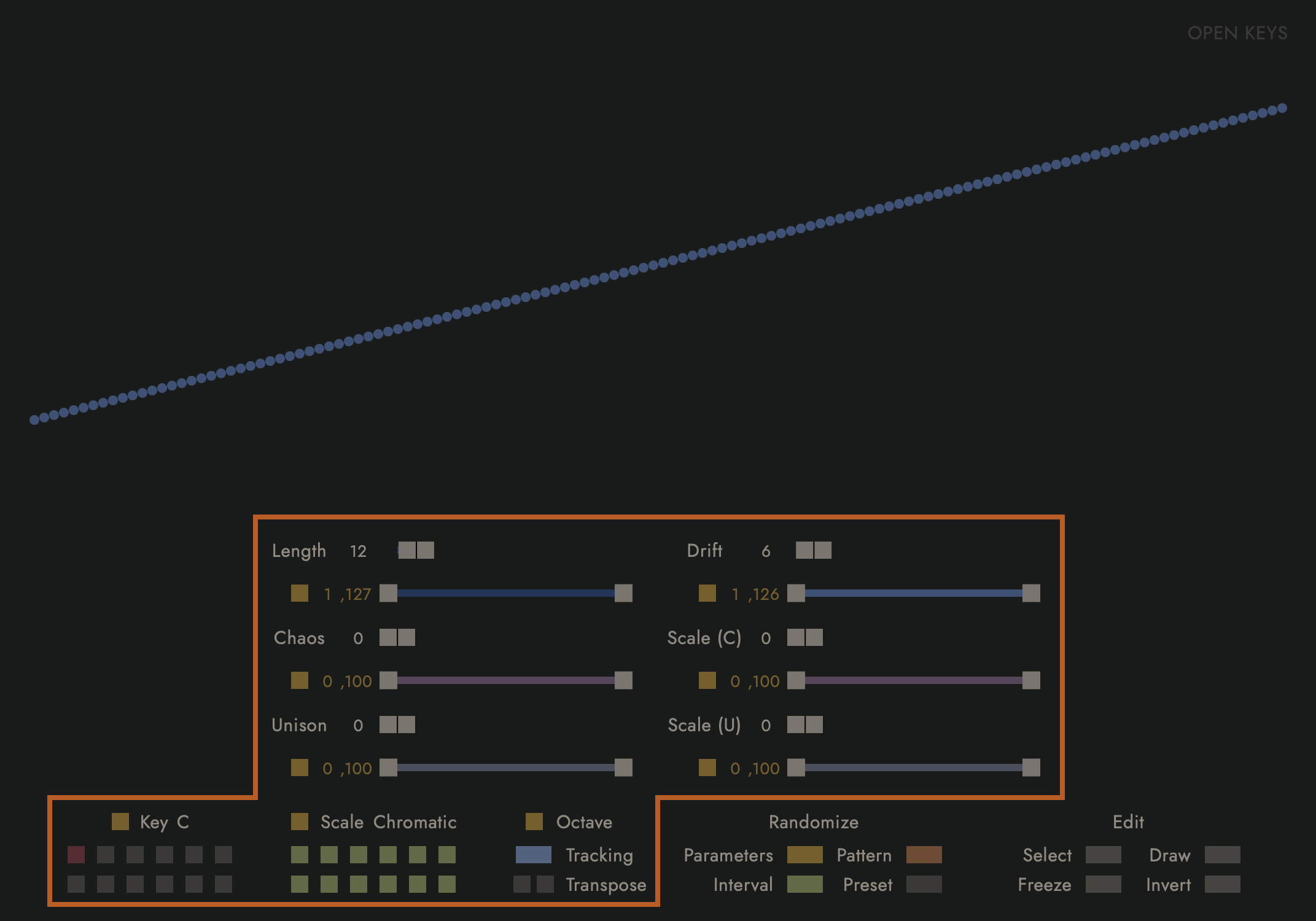 Main Controls Interface
